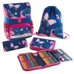 Eberhard Faber Schulranzen EBERHARD FABER Schulranzen Set EFAlino SCHMETTERLING