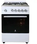 Gasline Gas-Standherd Gasbackofen mit Thermostat, 60cm breit SHGG6060FGWW, mit Grill,