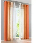Gardinenbox Gardine (2 St), &Ouml;sen, transparent, Voile, Farbverlauf Vertikal