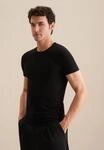 T-Shirt SEIDENSTICKER "Schwarze Rose", Herren, Gr. XXL, schwarz, 95% Baumwolle,...