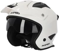 Acerbis Motorradhelm Aria 2023 Solid Jethelm, Integriertes Sonnenvisier