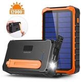 4smarts Solar Powerbank Prepper 12000mAh Solar Powerbank
