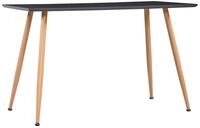 vidaXL Esstisch Esstisch Grau und Eichefarben 120&times;60&times;74 cm MDF (1-St)