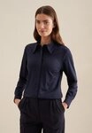 seidensticker Hemdbluse Schwarze Rose 1/1 Kragen Uni