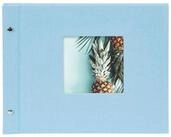 Goldbuch Fotoalbum Schraubalbum 26829 Bella Vista 30x25cm himmelblau
