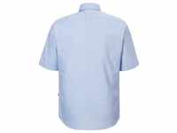BOSS ORANGE Kurzarmhemd Rash_6 mit hochschließendem Kragen, blau