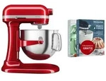 KitchenAid K&uuml;chenmaschine KitchenAid K&uuml;chenmaschine mit Sch&uuml;sselheber 6,6 L