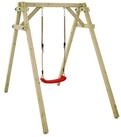 Wickey Einzelschaukel Smart One &ndash; Holzschaukel f&uuml;r Kinder mit Einzelsitz,