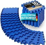 monzana Fitnessmatte (16-St), 45x45cm Rutschfest Bodenschutzmatte Pool