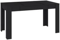 vidaXL Esstisch Esstisch Schwarz 140x74,5x76 cm Holzwerkstoff