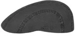 Stetson Flat Cap (1-St) Organic Cotton Cap mit Schirm schwarz XXL (62-63 cm)