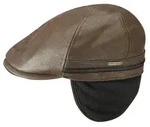 Stetson Schieberm&uuml;tze 6-teilig mit Ohrenschutz braun 63/XXL