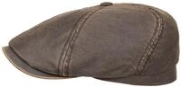 Stetson Flat Cap (1-St) Flatcap mit Schirm braun L (58-59 cm)