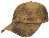 Stetson Baseball Cap (1-St) Ledercap Metallschnalle