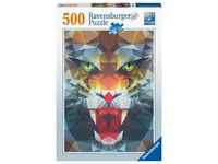 Ravensburger Puzzle Ravensburger Puzzle - Löwe aus Polygonen - 500 Teile, 500