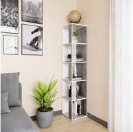 Vicco Eckregal Lio, Wei&szlig;/Beton, 33.3 x 162.2 cm, 1-tlg.
