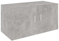vidaXL Kommode, Wandschrank Betongrau 80 x 39 x 40 cm Holzwerkstoff