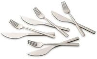 ECHTWERK Besteck-Set Pizzabesteck (8-tlg), Edelstahl, Pizzaset, Steakbesteck,