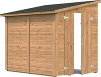 Palmako Ger&auml;tehaus Mia, BxT: 244x178 cm, hellbraun
