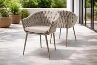 Destiny Gartensessel MOLINO (Set, 2-St), Aluminium, Rope