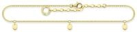 THOMAS SABO Fu&szlig;kette mit Anh&auml;nger Pl&auml;ttchen AK0025-001-21-L27V