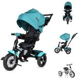LORELLI Dreirad Neo 4 in 1 Luftreifen, Luftreifen, 360&deg; drehbarer Sitz,