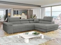 MIRJAN24 Ecksofa Torezio, mit Bettkasten und Schlaffunktion, Einstellbare