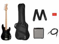 Squier E-Bass, Affinity Series Precision Bass PJ Pack MN Black - Pack basse...