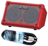 Boss by Roland Boss Cube Street II Verst&auml;rker Rot mit Klinkenkabel Verst&auml;rker