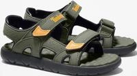 Sandale TIMBERLAND "PERKINS ROW BACKSTRAP SANDAL", M&auml;dchen, Gr. 25, gr&uuml;n (khaki),