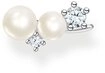 THOMAS SABO Paar Ohrhaken Ear Climber Perlen mit Steinen, mit Zirkonia (synth)...