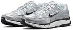 Sneaker NIKE SPORTSWEAR "WMNS P-6000", Damen, Gr. 39, silber (wei&szlig;, schwarz,