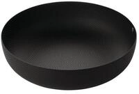 Alessi Obstschale JM17/24 BT Schwarz 24 cm, Epoxidharzbeschichteter Stahl, mit