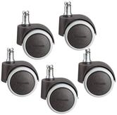 WAGNER design yourself Stuhlrolle Drehstuhlrollen / B&uuml;rostuhlrollen 5tlg. Set - SOFT