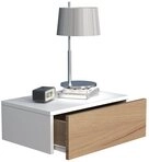 VCM Nachttisch Usal M 45 15x45x30cm (1-St), Nachtschrank, Wandschublade,...
