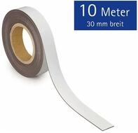 Maul Etiketten Magnetband 10m 30mm weiss 6524502