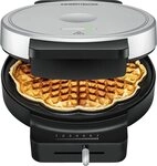 Rommelsbacher Waffeleisen WA 850, 850 W, Herzform &agrave; 17,5 cm &Oslash;, stufenlose