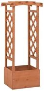 vidaXL Rankgitter 49 x 39 x 117 cm Pflanzkasten mit Spalier 49x39x117 cm...