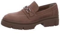 Tamaris Tamaris Damen Lederslipper taupe Slipper