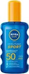 Nivea Sonnenschutzspray UV Dry Protect SPORT transparentes Sonnenschutz Spray...