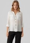 Vero Moda Hemdbluse VMBUMPY L/S SHIRT NEW WVN GA NOOS Viskose, regular fit