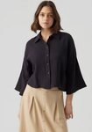 Vero Moda Hemdbluse VMNATALI CROP SHIRT WVN NOOS Baumwolle, loose fit