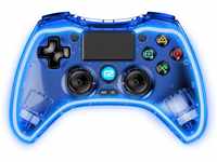 Ready2gaming PS4 Pro Pad X Led Edition transparent mit blauer LED Beleuchtung