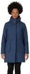 Regatta Winterjacke Parka Yewbank ll (wasserdicht, atmungsaktiv, w&auml;rm) blau Damen