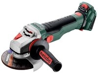 metabo Akku-Winkelschleifer WVB 18 LTX BL 15-125 Quick, max. 10000 U/min, Ohne Akku