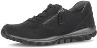 Keilsneaker ROLLINGSOFT, Damen, Gr. 37, schwarz, Nubukleder, unifarben, Schuhe
