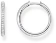 THOMAS SABO Single-Ohrstecker Thomas Sabo CR673-051-14 Silberne Creolen Pav&eacute; Silber