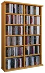 VCM Standregal Holz CD DVD Stand Regal Schrank St&auml;nder Ronul, 1-tlg.