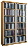 VCM Standregal CD DVD Regal Galerie H. 92 x B. 60 x T. 18 cm