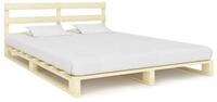 vidaXL Bettgestell 180 x 200 cm Palettenbett Massivholz Kiefer 180x200 cm Bett